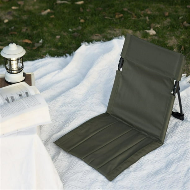 Outdoor Folding Chair Ultralight Portable Camping Stool | 600D Fabric | Tilting Backrest | Lightweight Compact Design | For Fishing Beach Hiking Travel | 1 Pack