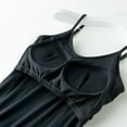 thumbnail image 6 of Baberdicy Camisole Top Clearance！Women's Solid Color Thread with Chest Pad Without Wearing Bra One Tank Top Women Basic Long Tanks Black, 6 of 7