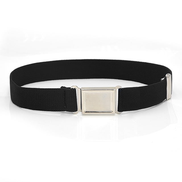Sonducket Cinturón Hebilla magnética Correas de correas de cuero sintético para niños niñas negro Type3 NO3