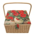 thumbnail image 4 of Sewing Box Organizer, Lightweight Sewing Basket Large Capacity Portable With Removable Tray For Home, 4 of 8