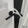 thumbnail image 5 of Adjustable Cat Door Holder Latch - Keep Dogs Out Of Litter Box & Food Areas, No-Tool Installation For Doors 2.5" To 6" Wide,WHITE, 5 of 7