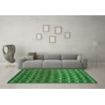 thumbnail image 3 of Ahgly Company Indoor Rectangle Oriental Green Modern Area Rugs, 3' x 5', 3 of 4