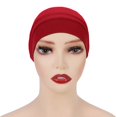 thumbnail image 1 of Gorra cilíndrica monocromática modal, gorra de base, gorra de cuello de mujer de algodón mercerizado de alta elasticidad, 1 of 6