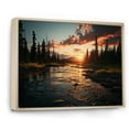 thumbnail image 2 of Designart "Maple Untamed Landscapes " Landscapes Floater Framed Wall Art Living Room, 2 of 7