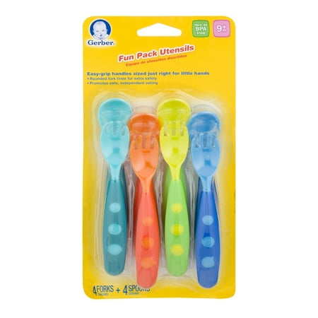 Gerber Fun Pack Utensils 9+m - 8 CT8.0 CT
