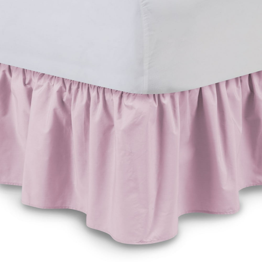 Harmony Lane Olympic Queen Size Ruffled Bed Skirt, 21 Inch Drop Dust
