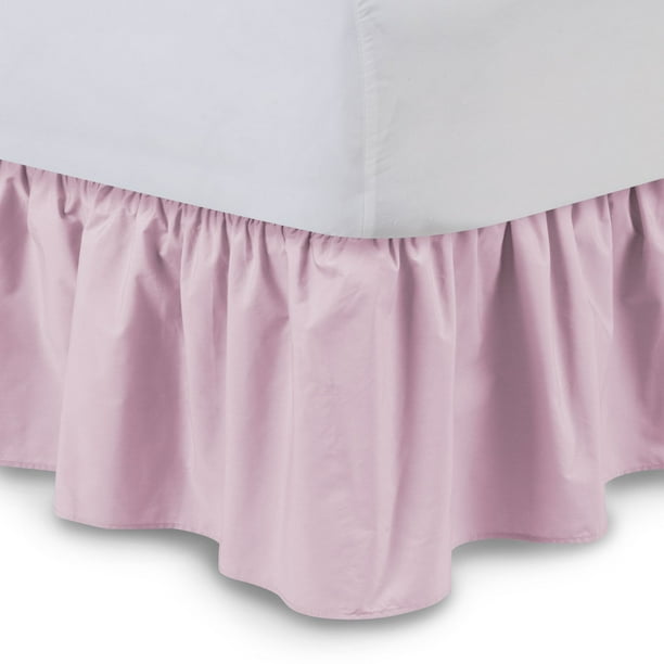 Harmony Lane Olympic Queen Size Ruffled Bed Skirt, 21 Inch ...