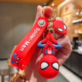 thumbnail image 4 of Figuras de acción de los vengadores, llaveros de Marvel, Spiderman, Capitán América, bolsa colgante, regalos de cumpleaños, 4 of 4