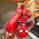 thumbnail image 4 of Figuras de acción de los vengadores, llaveros de Marvel, Spiderman, Capitán América, bolsa, llavero colgante, regalos de cumpleaños, 4 of 4