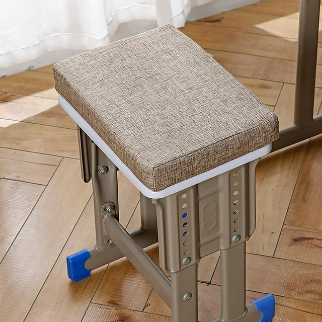 Coussin de Siège en Mousse à Haute Densité avec Sangles Sécurisées et Base en Silicone Non pour un Confort d'Assise Prolongé