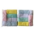 thumbnail image 4 of Baby wash cloths 6 pc multicolor 60% cotton 40% polyester 7 inches Pack of 2 = 12 Pack, 4 of 4