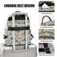 thumbnail image 3 of FORMRS Mini Backpack Purse for Women Quilted Travel Daypack Casual Shoulder Bag, Blue Lemons Pattern, 3 of 7