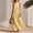 #0017-Yellow, variant on Women's Summer Sleeveless Maxi Shirt Dress Collared Button Down Slit Waist Flowy Ruffle A Line Sun Dress