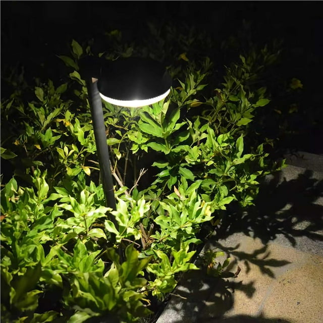 2pcs Solar Lawn Light 4W Solar Garden Light IP65 Waterproof Solar Landscape Light with 2000mAh Battery 2 Modes for Garden Courtyard Terrace