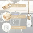thumbnail image 7 of 5 Pcs Air Freshener, Bottles,Refillable Perfume Essential Oil Diffuser Empty Glass Car Hanging Diffuser for Car Home Office,5ml, 7 of 7