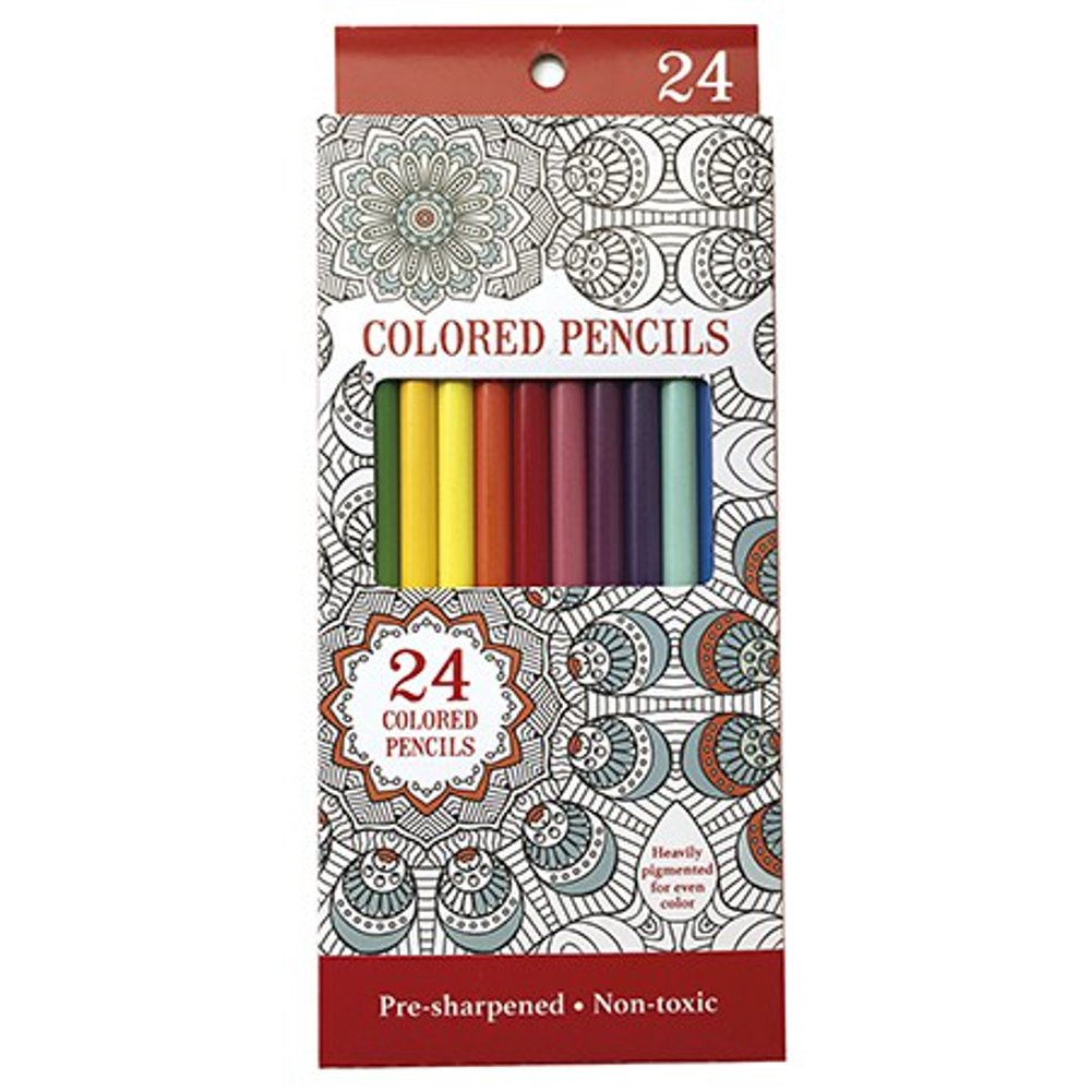 Leisure Arts Inc Colored Pencils, 24 Piece