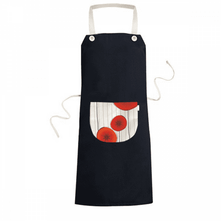 

Red Circle Flowers Art Painting Apron Bib Sarong Cooking Baking Kitchen Pocket Pinafore