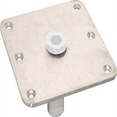 Shoreline Marine Boat Seat Base 7 x 7in, Brushed Stainless Steel