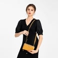 thumbnail image 4 of Bolso para teléfono móvil de gran capacidad, de moda, de color caramelo, para mujer, tipo billetera, cuadrado, de piel sintética, para cambiar de mano, 4 of 6