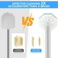 thumbnail image 5 of 10 Pcs Disposable Toilet Wand Refill Compatible with Clorox Toilet Brush, Disposable Heads for Deep Cleaning, Blue, 5 of 5
