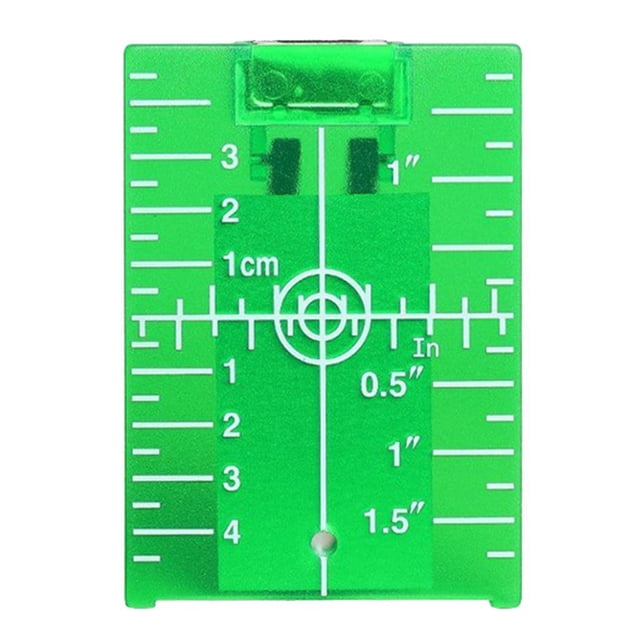Floor Target Plate Card for Red/ Applications - Green, 7.5x11.5cm
