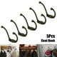 thumbnail image 1 of Gancho de pared para ropa, puerta de aleación de Zinc, abrigo Vintage, sombrero, bolsa, colgador de toallas, organizador de cocina antiguo para baño, 5 uds., 1 of 5