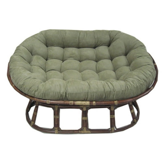 Blazing Needles 78 x 58 in. Oversize Double Papasan Micro Suede Cushion