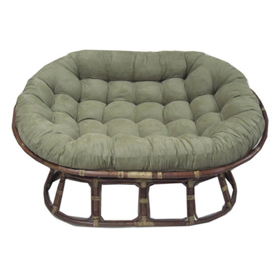 Blazing Needles 78 x 58 in. Oversize Double Papasan Micro Suede Cushion
