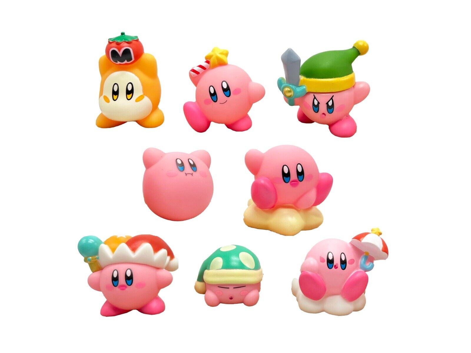 8pcs Anime Kirby Mini Character Figurines, 2.6