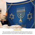 thumbnail image 2 of Injueey Tapiz colgante de pared de poliéster, decoración del hogar de Hanukkah, tapiz impreso único para el hogar para dormitorio, sala de estar, Decoración del hogar Numero 3 Injueey HA027037-03, 2 of 6