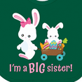 thumbnail image 4 of Inktastic I'm a Big Sister Girls Baby Bib, 4 of 4