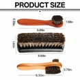 thumbnail image 2 of ACDANC Suede Brush,Ergonomic Cleaning Brush,Long Bristles Horse Brush for Effective Shoe Polishing Set6, 2 of 5