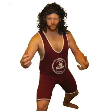 A.C. Slater Bayside Wrestling Singlet Saved By The Bell Wrestler Costume Tigers