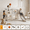 GRAY&WHITE, variant on EaseBaby Toddler Slide,Indoor/Outdoor 8 in 1 Kids Slide Set with Basketball Hoop and Telescope for Age 1-6,Unisex,Blue&Yellow