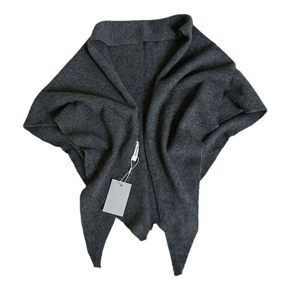 Soft Wool Triangular Scarf Winter Shawl For Women Cozy Oversized Neck Wrap