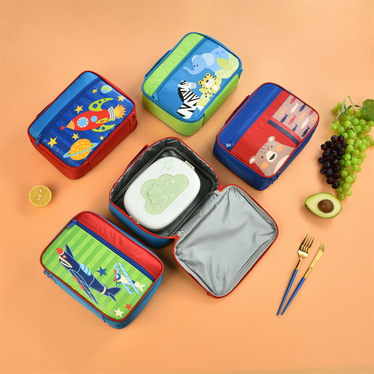 Mesa Lunch Bag for Kids - Kids Lunchbox for School, Daycare, Kindergarten -  Insulated Lunch Box for Girls & Boys (Space)