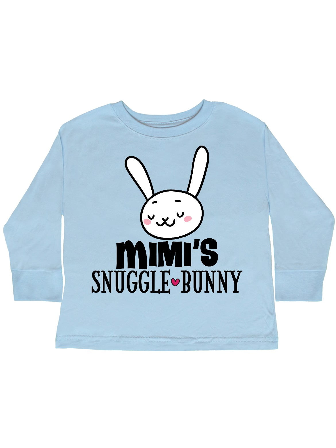 inktastic Fathers Snuggle Bunny Easter Toddler Long Sleeve T-Shirt