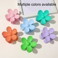 thumbnail image 3 of 4 pinzas para el pelo de flores grandes, pinzas para garras con pétalos de margaritas grandes, pasadores florales mate, color mixto 1, 3 of 5
