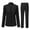 Black, variant on Women's 2 Piece Suit Set, Slim Fit Business Casual Blazer and Straight Pants for Office Work Professional Interview Outfits