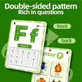 thumbnail image 4 of HJJLRH Toddler Flash Cards, Letters, Colors, Shapes and Numbers, Baby Learning Cards, Educational Toys, Preschool, Toddler Flashcards, Double-Sided, 4 of 9