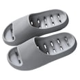 thumbnail image 6 of WAVSUF Men's Slide On Slippers, Waterproof Breathable Holes Anti Slip Indoor Outdoor Shoes Gray 10-10.5, 6 of 6