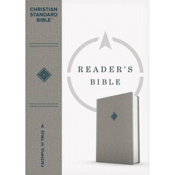 CSB Reader's Bible, Gray Cloth Over Board