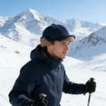 thumbnail image 6 of DAMAI Russian Trapper Ushanka Hat Eskimo Warm Pilot Cap Hats Earflaps Baseball Cap Visor Dad Hat for Outdoor Skiing, 6 of 6