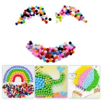 100pcs Polypropylene Colorful Decorative Pom Poms - 0.79in Craft Pom Poms for DIY Projects, Hobby Supplies & Home Holiday Decorations, Multicolor
