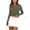 Green, variant on Women's Boat Neck Tops Long Sleeve Shirts Casual Slim Fitted Tee Shirts Solid Color Fall Basic Clothes Green XS