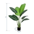 thumbnail image 4 of Árbol Artificial Ave del Paraíso – Planta Falsa de Plátano con Troncos – Maceta Decorativa – Interior y Exterior – Hogar y Oficina, 4 of 6