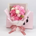 thumbnail image 1 of Regalo del día de la madre Regalo del día de San Valentín Ramo de rosas de jabón de simulación de clavel Caja de regalo 18, 1 of 2