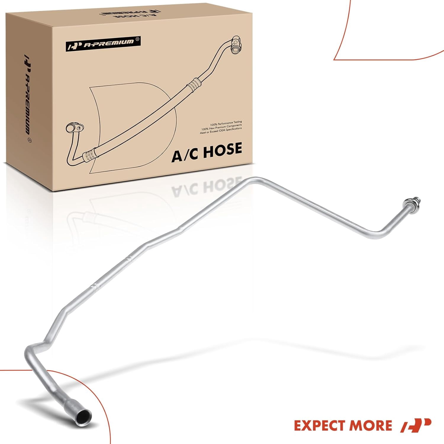 A-Premium A/C Liquid Line Hose with Orifice Tube Compatible with Jeep Cherokee 1997-2001 L4 2.5L L6 4.0L Condenser to Evaporator