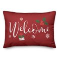 thumbnail image 2 of Creative Products Red Welcome 20 x 14 Spun Poly Pillow, 2 of 3