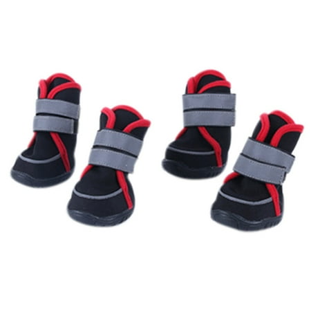 Image of 4PCS Non-slip Comfortable Dog Shoes Dog Shoes For All Seasons